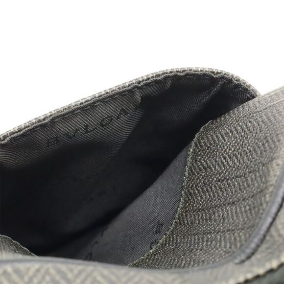 Bvlgari Weekend Body Bag Shoulder Bag Crossbody PVC Leather Gray Black Silver - Picture 8 of 8